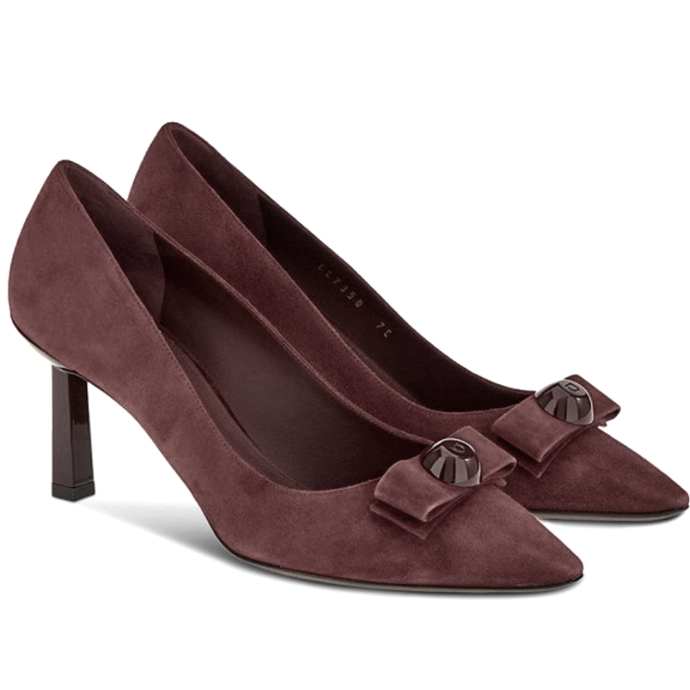 SALVATORE FERRAGAMOKATRIN WOMENS FAUX SUEDE POINTED TOE PUMPS sz 9.5 B